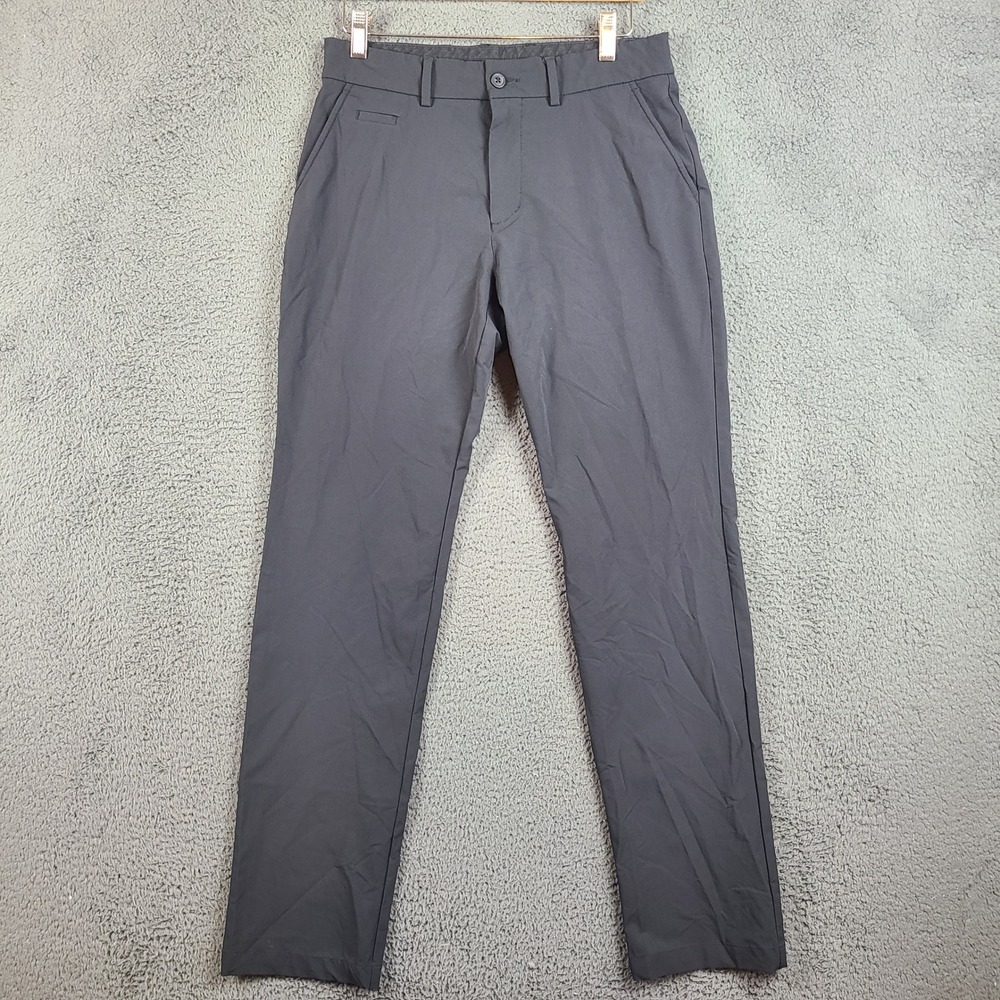 Kjus Men Ike Pants Black Regular Fit Golf Trousers MG20-D08 W32 L34 Stretch